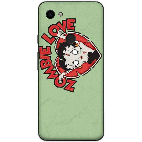 Betty Boop Zombie Love Google Pixel 3a XL Skin